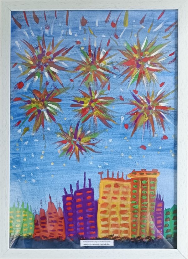 Fireworks on National Day
